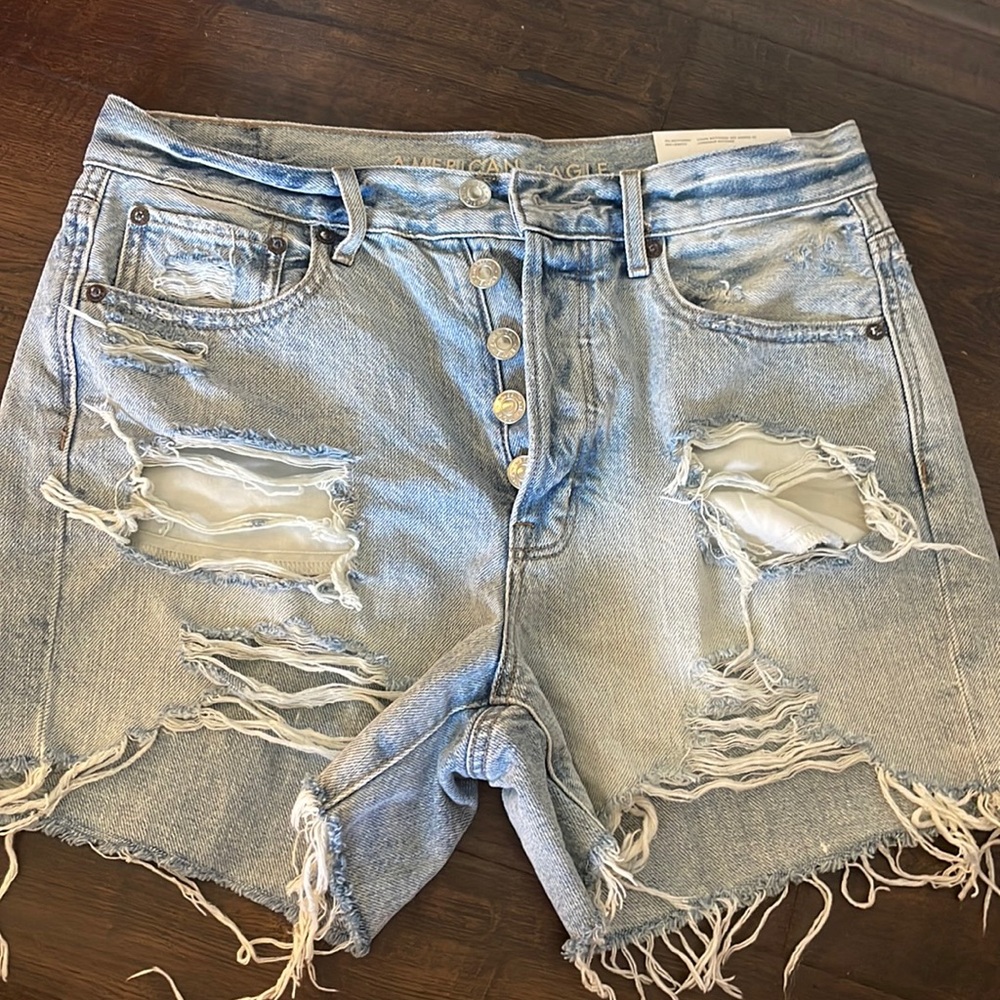 American eagle boyfriend jean shorts